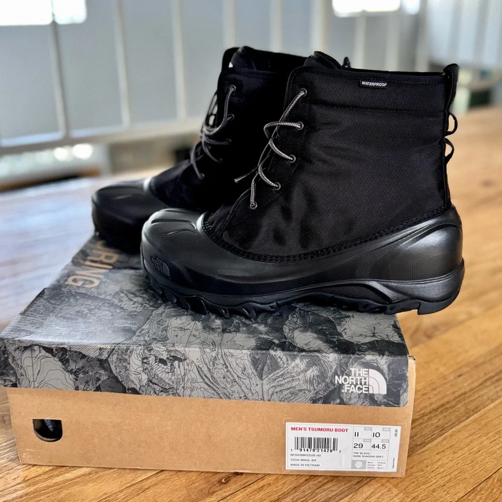The North Face Men's Black Waterproof Any Weather Boots